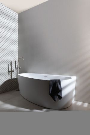 Ванна акриловая Allen Brau Priority 2.31005.21A 160х80 пристенная асимметричная с ножками