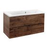 Тумба под раковину Vincea Mia VMC-2MA900RW 90х50 подвесная цвет коричневый
