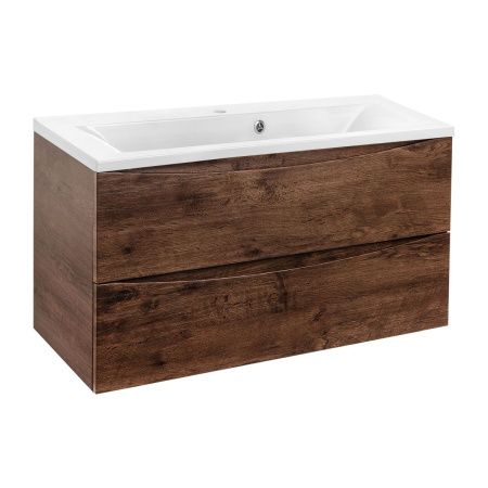 Тумба под раковину Vincea Mia VMC-2MA900RW 90х50 подвесная цвет коричневый