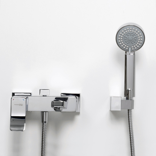 Смеситель для ванны и душа WasserKRAFT Aller 1060 1061 настенный хром - фото 5