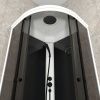 Душевая кабина Тритон Грэй-Блэк Щ0000067303 90х90 четверть круга с крышей ориентация универсальная