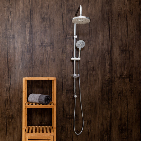 Душевая стойка Orange O-Shower OW02 настенная цвет хром Душевая стойка Orange O-Shower OW02 настенная цвет хром
