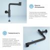 Сифон для раковины Wellsee Drainage System 182125000 черный