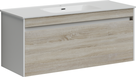 Тумба под раковину Sancos Smart SM120-1E 120х50 подвесная цвет коричневый