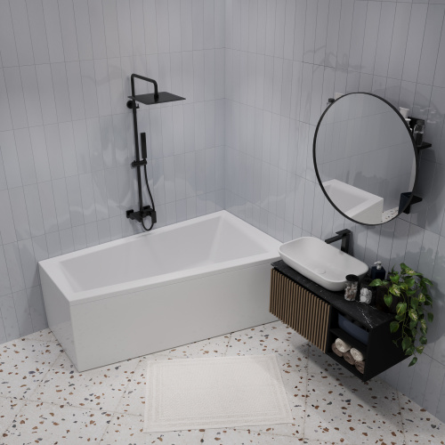 Ванна акриловая 1MarKa THOMAS 01том1710п 170х100 пристенная асимметричная без каркаса - фото 4 Ванна акриловая 1MarKa THOMAS 01том1710п 170х100 пристенная асимметричная без каркаса - фото 4