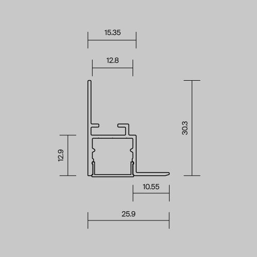 Алюминиевый профиль встраиваемый скрытого монтажа Maytoni Led Strip 632014 - фото 5
