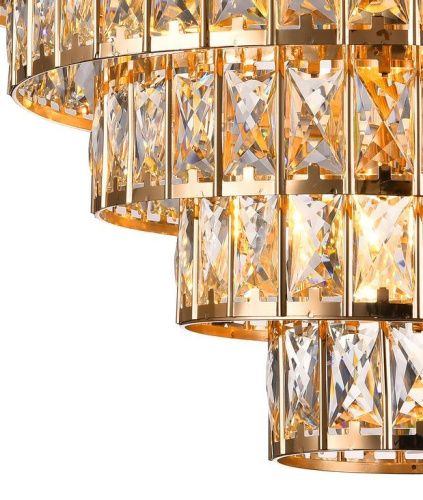Люстра подвесная Natali Kovaltseva Amanda (Аманда) AMANDA 81428/8C GOLD - фото 3