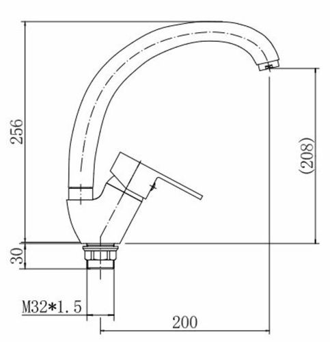 Смеситель для кухни Fashun A4130-4 на мойку бронза - фото 3