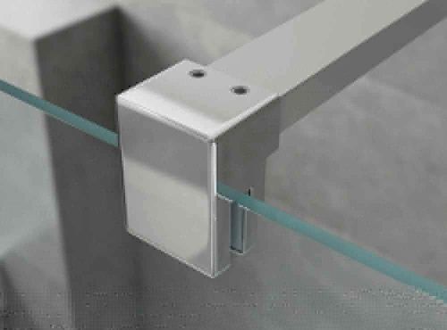 Душевой уголок Ambassador Kingston 14011110 110х80 стекло прозрачное профиль хром без поддона - фото 4