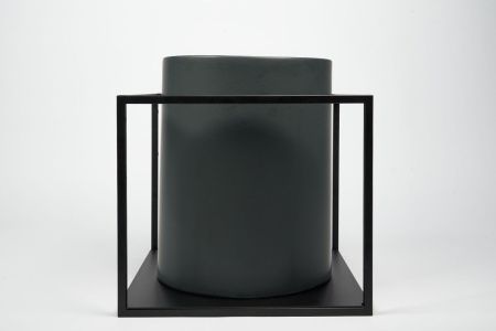Раковина из сантехнического фарфора Galassia Core 7305NEMT 40х40 напольная цвет черный