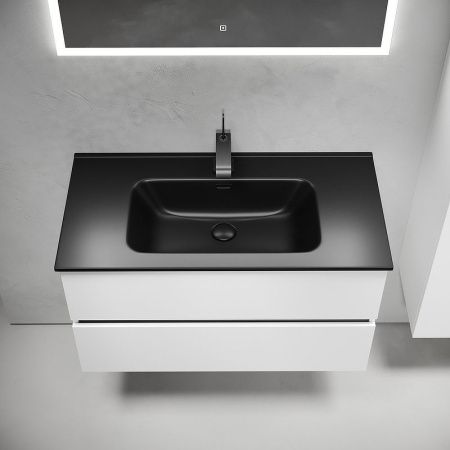 Тумба под раковину Sancos Urban UR90W 90х50 подвесная цвет белый