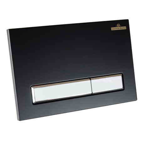 Клавиша смыва механическая Lavinia Boho RelFix 38050601 цвет черный матовый/белый