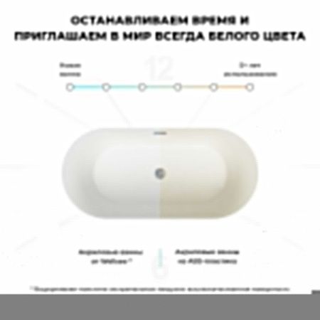 Ванна акриловая Wellsee Chalice Perfection 230603000 170х75 отдельностоящая овальная с ножками