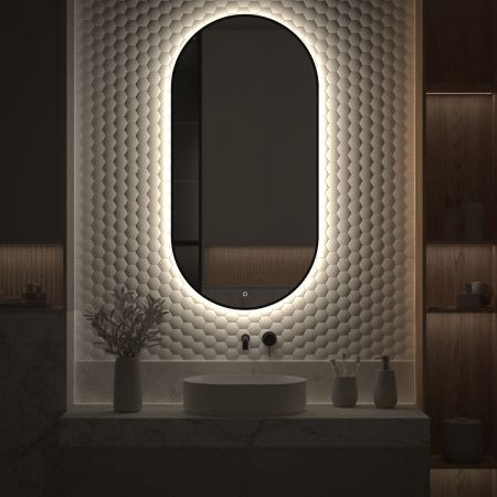 Зеркало с подсветкой Defesto AURA DF 2926S 60х120 подвесное