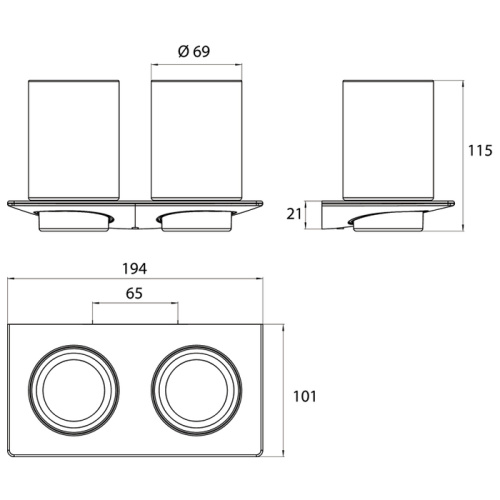 Держатель стаканов Emco Art 1625 001 00 - фото 2