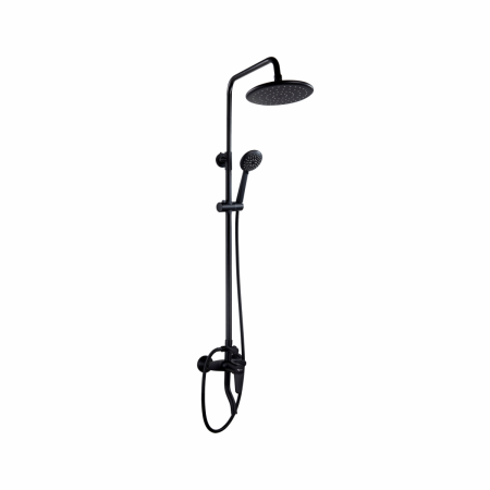 Душевая стойка Plstart PL2402-7 настенная цвет черный