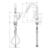 Смеситель для кухни Hansgrohe Focus 31833800 на мойку серый