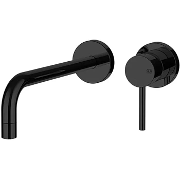 Смеситель Gessi Emporio Via tortona 44825#299 встраиваемый в стену черный без термостата