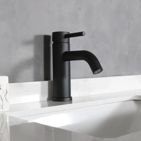 Смеситель Gid Cascada Inga SS096-BM-K (SS096BMK) на раковину черный матовый