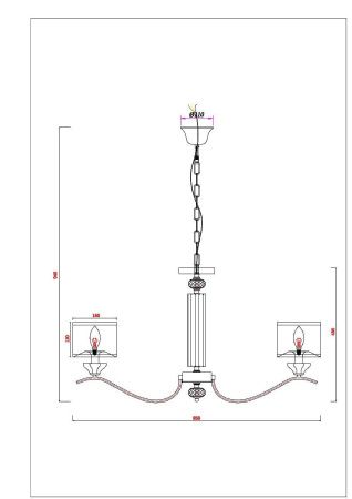 Люстра подвесная Arte Lamp Alhena (Алхена) A4091LM-8CC