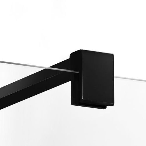 Душевой уголок New Trendy SUPERIA Black K-0591 90х90 стекло прозрачное профиль черный без поддона - фото 5