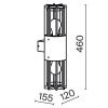 Уличный настенный светильник Maytoni Outdoor Barrel (Баррель) O453WL-02GF
