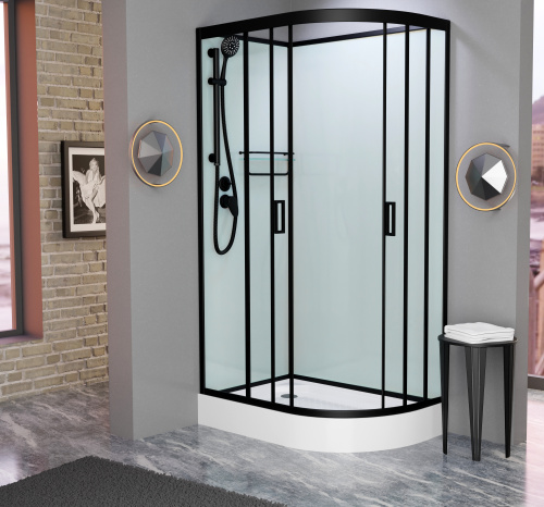 Душевая кабина Frank 814014 100х80 без крыши ориентация левая - фото 2 Душевая кабина Frank 814014 100х80 без крыши ориентация левая - фото 2