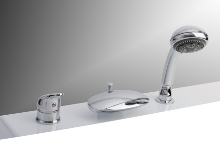 Смеситель ASD Vella-Kit Гл000014955 на борт ванны хром