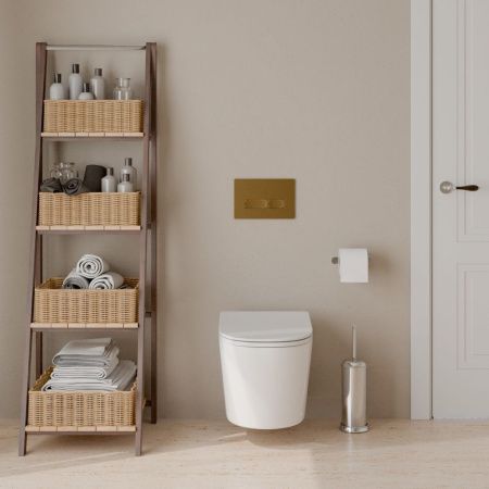 Комплект унитаз с инталляцией и клавишей смыва Iberica Blanca BURGOS ALTO IB001.BRA.234.215