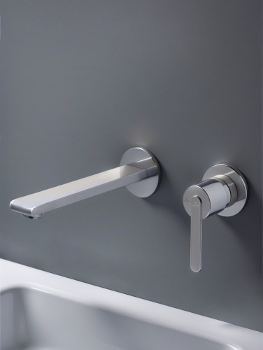 Смеситель для раковины AltroBagno Unione AltroBagnoUnione010509Cr встраиваемый в стену хром - фото 3