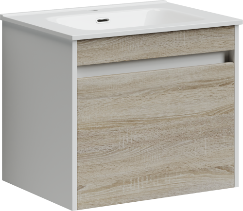 Тумба под раковину Sancos Smart SM60E 59х45х50 настенная - фото 2