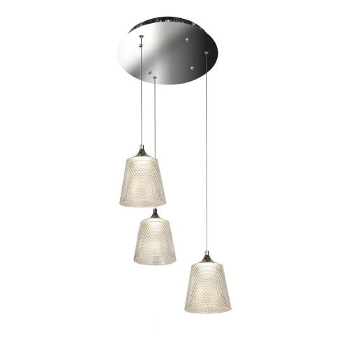 Люстра подвесная iLedex Flora (Флора) WD8007-3 CR - фото 4