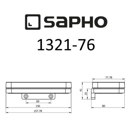 Мыльница Sapho OLYMP 1321-76