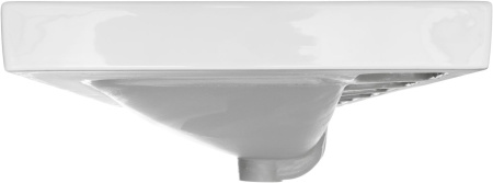 Раковина керамическая Aquanet Flash 00333270 102х47 полувстраиваемая цвет белый 1 отверстие под смеситель