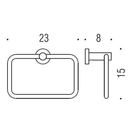 Полотенцедержатель Colombo Plus W4931.HPS1