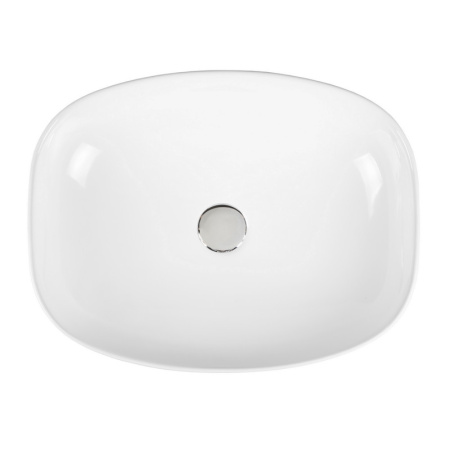 Раковина из сантехнического фарфора Bond Cube S56-500 50х38 накладная цвет белый глянцевый