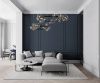 Светильник подвесной Delight Collection Art Deco Bubble (Арт Децо Буббле) 8828P/L black/clear