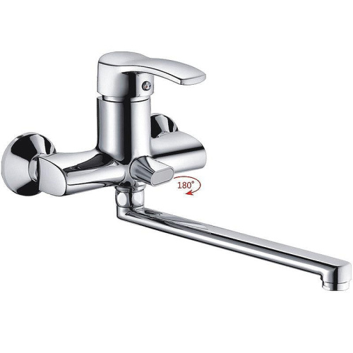 Cмеситель для ванны и душа Haiba HB2270 настенный хром - фото 2 Cмеситель для ванны и душа Haiba HB2270 настенный хром - фото 2