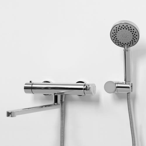 Смеситель для ванны WasserKRAFT Berkel 4800 4802L настенный хром - фото 4