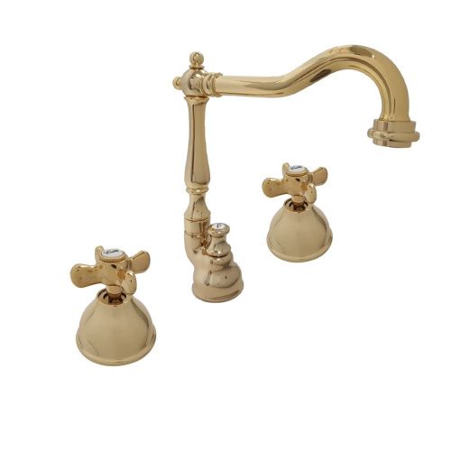 Смеситель Webert Ottocento OT750202010 на раковину золото - фото 2