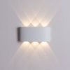 Уличный настенный светильник Arte Lamp Bosto (Босто) A3722AL-2WH