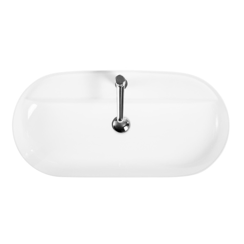 Раковина BelBagno 41 см BB1347 накладная цвет белый глянцевый - фото 2