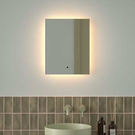 Зеркало с подсветкой Defesto GLOW DF 2511R 40х50 подвесное