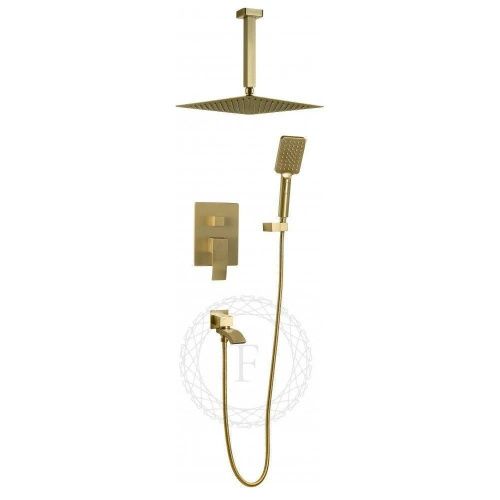 Душевая система Filarete FL1012MG встраиваемая в стену цвет матовое золото - фото 2
