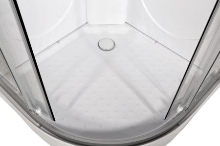 Душевая кабина AvaCan L608EL 80х80 четверть круга с крышей ориентация универсальная