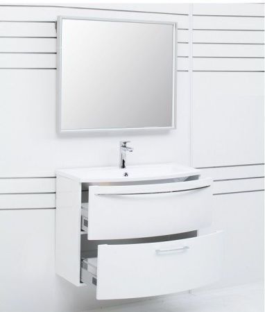 Зеркало с подсветкой De Aqua Алюминиум AF501900S 90х80 подвесное