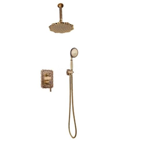 Душевая система Bronze de Luxe 10138/1F встраиваемая в стену цвет бронза - фото 2