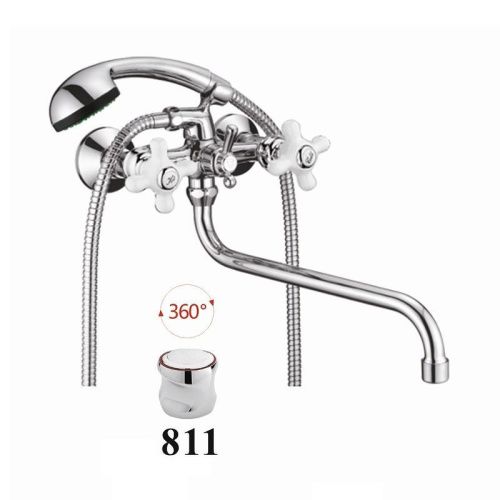 Смеситель для ванны D-Lin D145811 настенный хром - фото 2