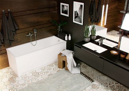 Ванна акриловая Aquatek Лайма LAI170-0000001 170х70 пристенная прямоугольная без каркаса без ручек