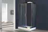 Душевой уголок Royal Bath HP RB8120HP-C-CH-L 120х80 стекло рифленое профиль хром с поддоном